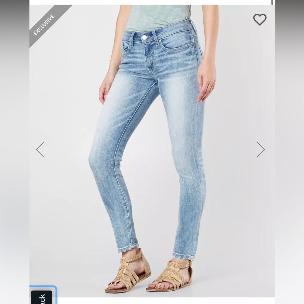 BKE Stella Mid-Rise Ankle Skinny Stretch Jean size 28